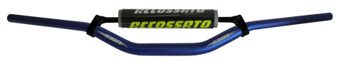 Handlebar ACCOSSATO aluminium, 28.5 mm plavi