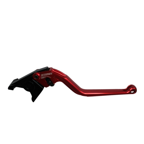 Brake lever ACCOSSATO EDF018 fixed CNC-worked aluminium, red