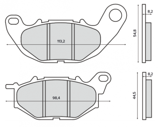 KOČIONE PLOČICE-07YA52 SA / 225103480---BREMBO