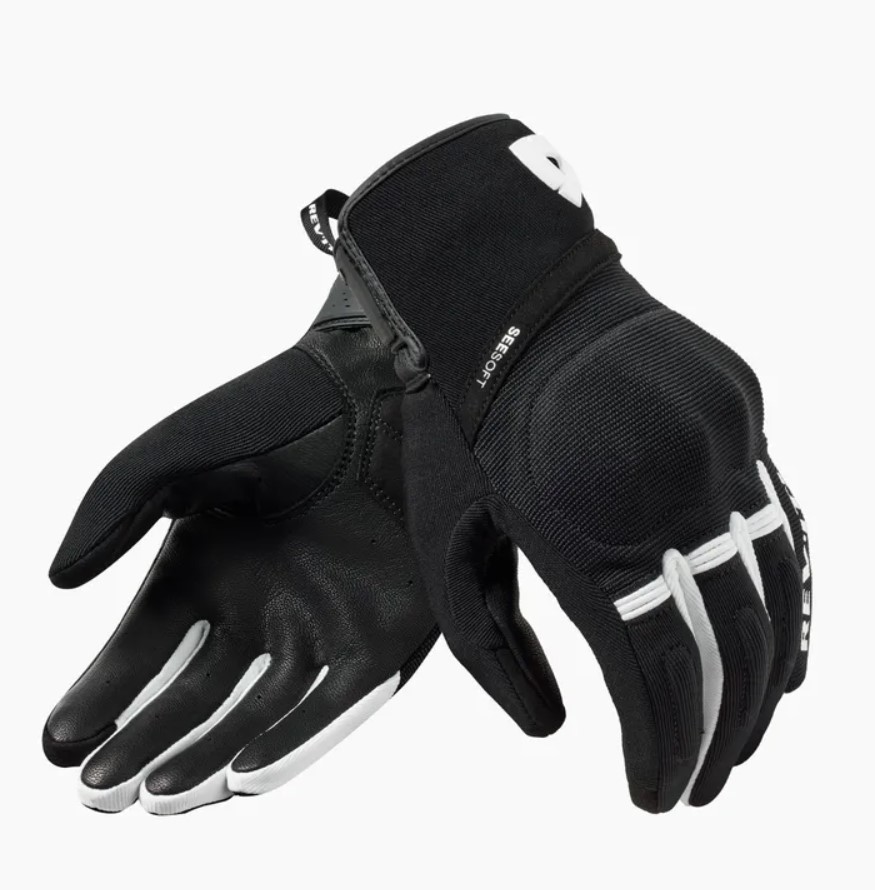 RUKAVICE-Mosca 2 FGS203-L-BLACK-WHITE-REVIT