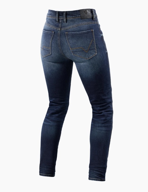 FARMERKE-JEANS CARLIN SK FPJ044-27-MEDIUM BLUE USED L32-REVIT