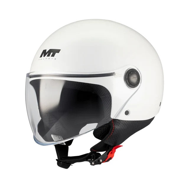 Open face helmet MT Helmets STREET S PURE A0 GLOSS XS