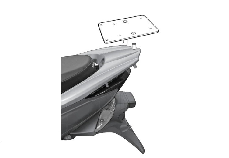 Top Master fitting kit SHAD H0VS12ST for HONDA NSC 110 Vision 2011-2026, HONDA NSC 50 Vision 2011-2020