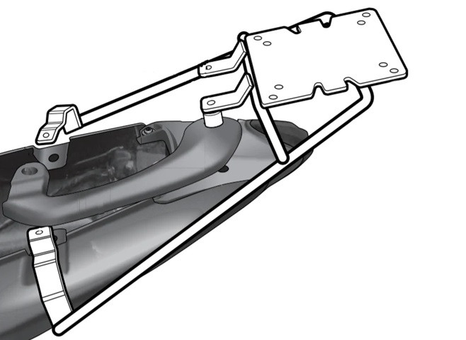 Top Master fitting kit SHAD K0RS11ST for KEEWAY RKS 125 2011-2024
