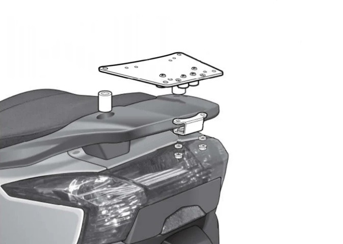 Top Master fitting kit SHAD K0SP19KT for KYMCO Downtown 125 2009-2015, KYMCO Downtown 300 2009-2015
