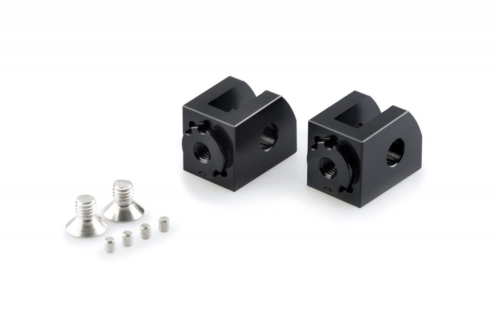 Footpeg adapters PUIG 20239N Crni