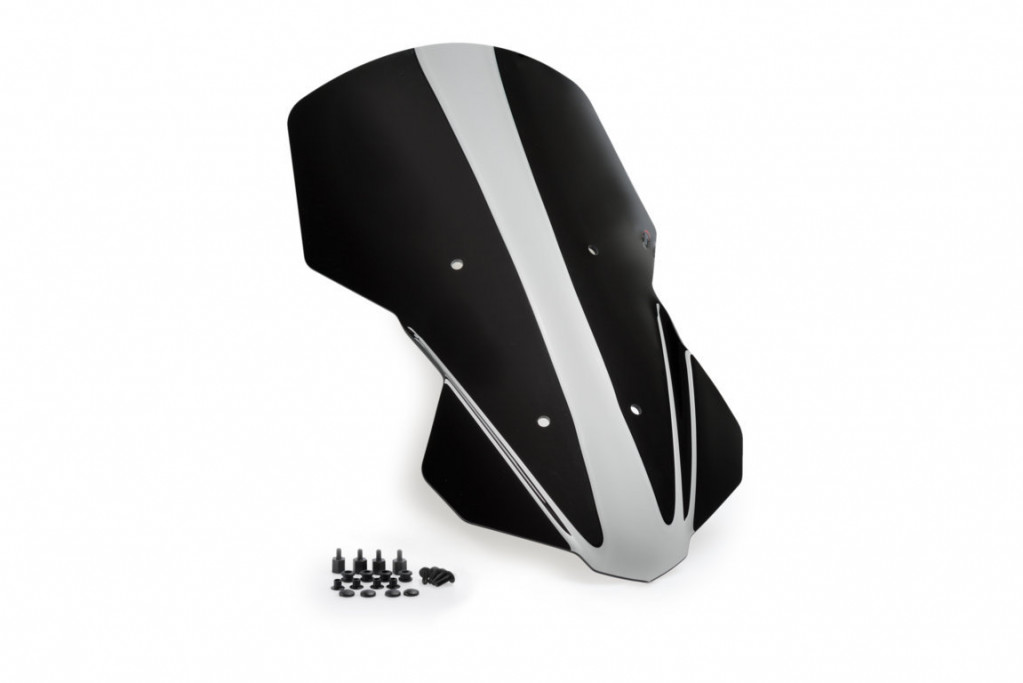 Windscreen PUIG TOURING 20434N Crni for YAMAHA MT-07 Tracer / Tracer 700 2020-2023, YAMAHA Tracer 7 2021-2024