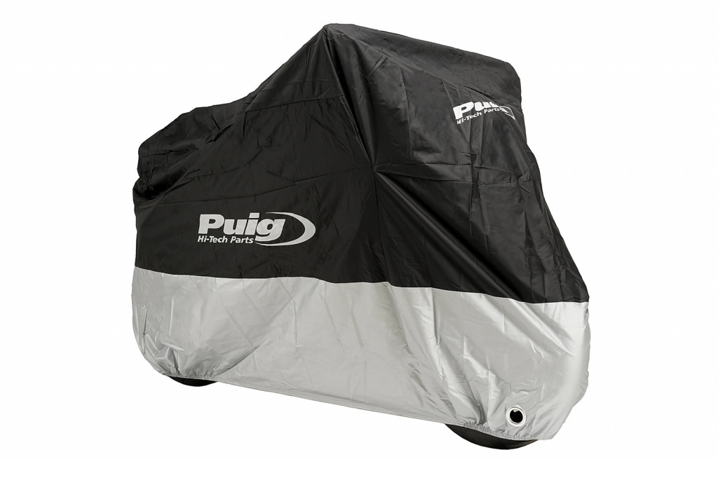 Raincoat motorcycle cover PUIG PUIG LOGO 20725N Crni XL