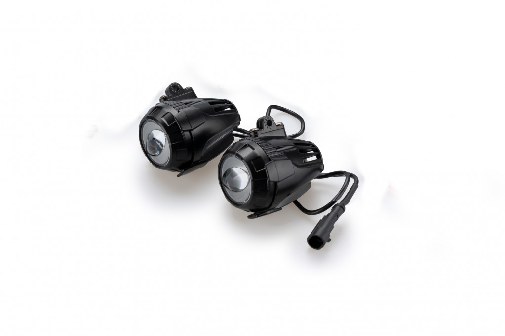 Auxiliary lights PUIG BEAM 3.0 21786N Crni set with accessories, homologated