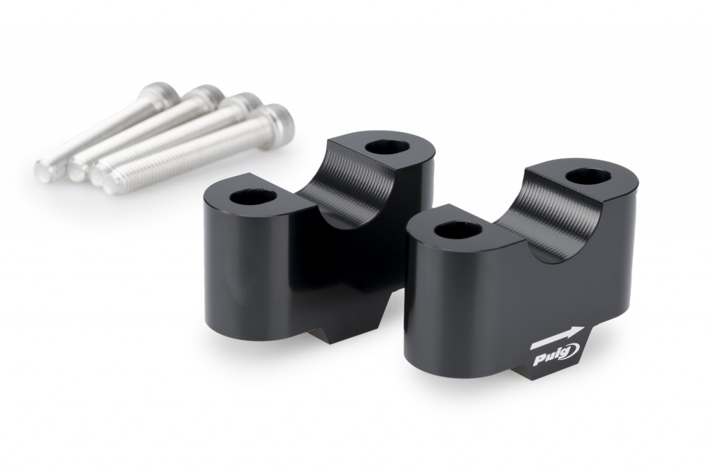 Risers PUIG 21810N Crni height 30mm, d 22mm