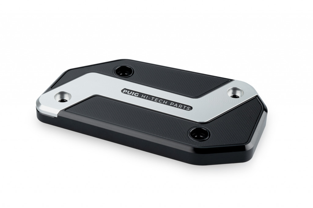 Brake tank cover PUIG 21873P silver