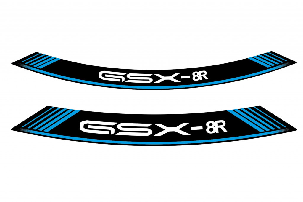 Rim strip PUIG GSX-R 21959A plavi set of 8 rim strips