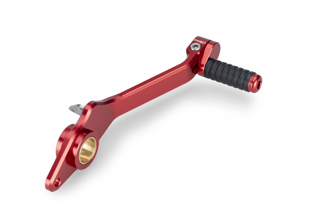 Brake foot pedal PUIG 22120R crven adjustable