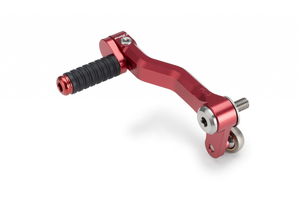 Gear shift pedal PUIG 22125R crven adjustable