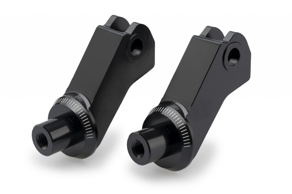 Footpeg adapters PUIG 22129N Crni