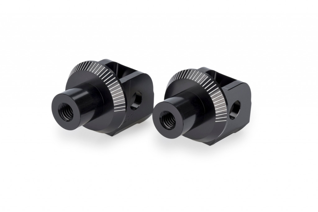 Footpeg adapters PUIG 22243N Crni