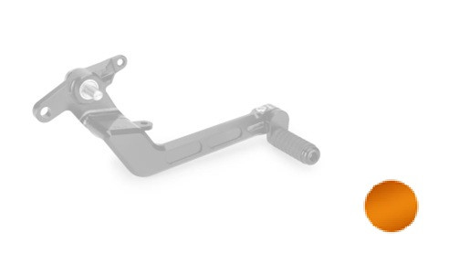 Brake foot pedal PUIG 22815T orange adjustable