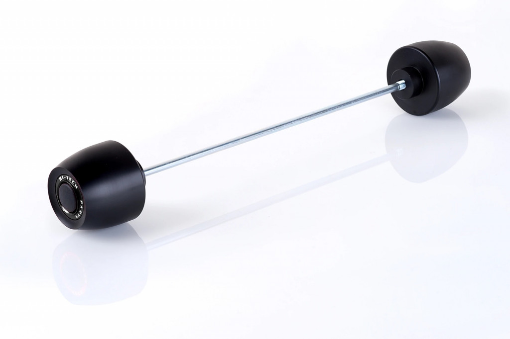 Axle sliders PUIG PHB19 22830N Crni without color caps, front