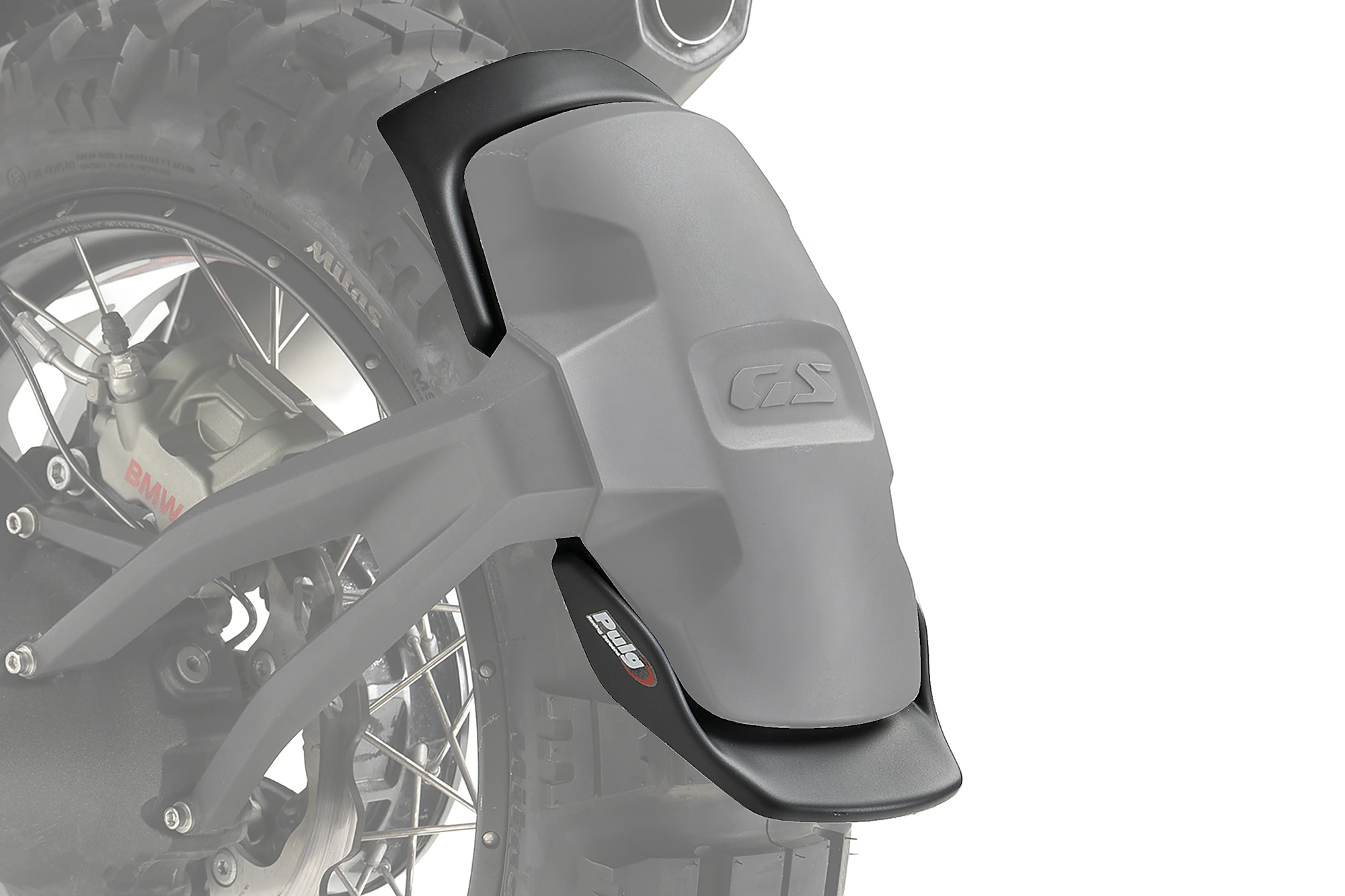 Rear fender extension PUIG 22925J matt black