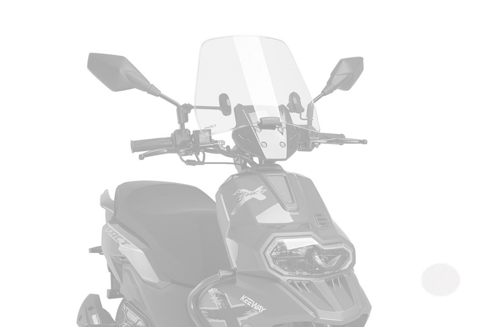 Windshield PUIG TRAFIC 23152W transparent