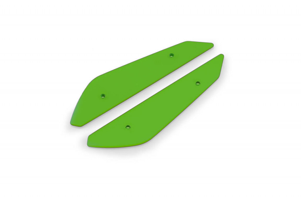 Side spoilers PUIG DOWNFORCE 3614V green