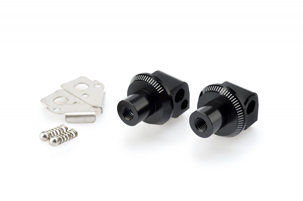 Footpeg adapters PUIG 7243N Crni for BMW R 1200 GS 2004-2012