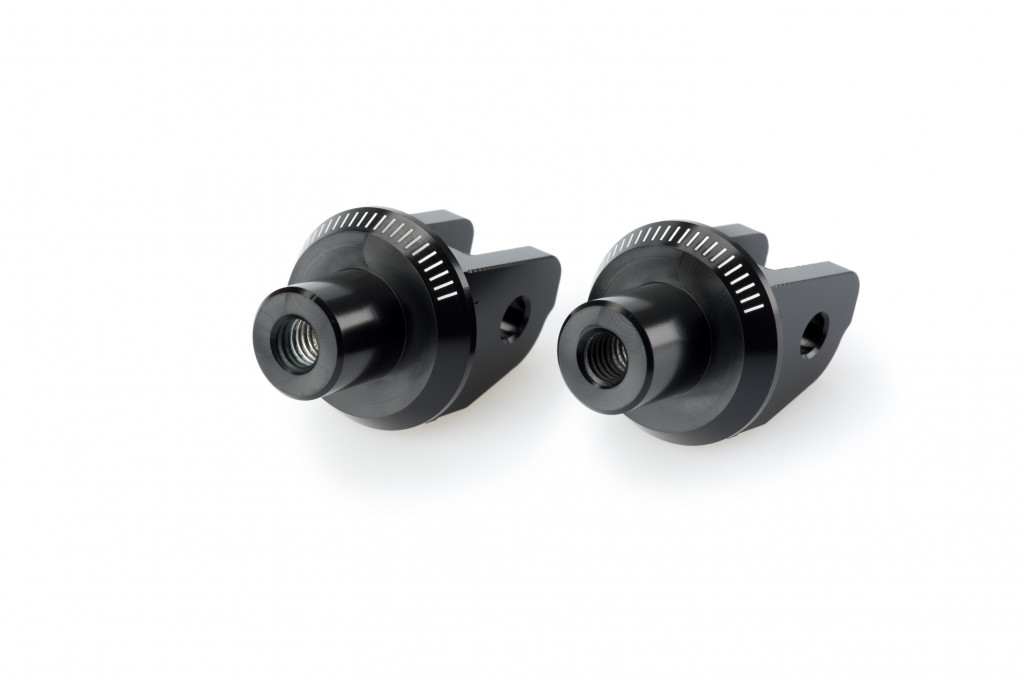 Footpeg adapters PUIG 8778N Crni for DUCATI Monster 1200 / S 2016-2019