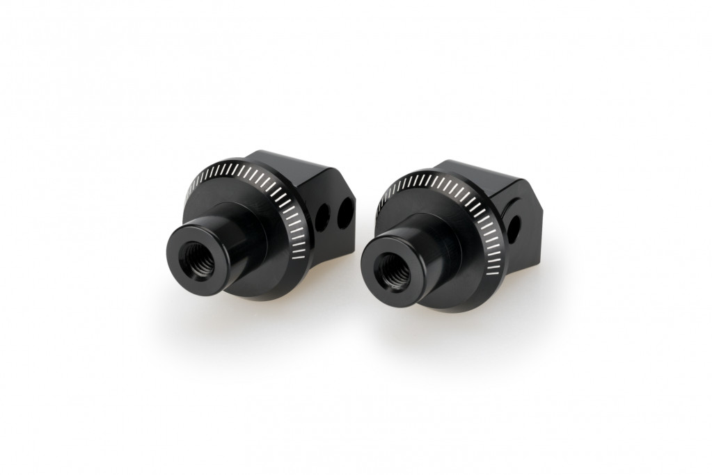 Footpeg adapters PUIG 8783N Crni for HONDA CRF 1100 L Africa Twin 2020-2025, HONDA XL 750 Transalp  2023-2026