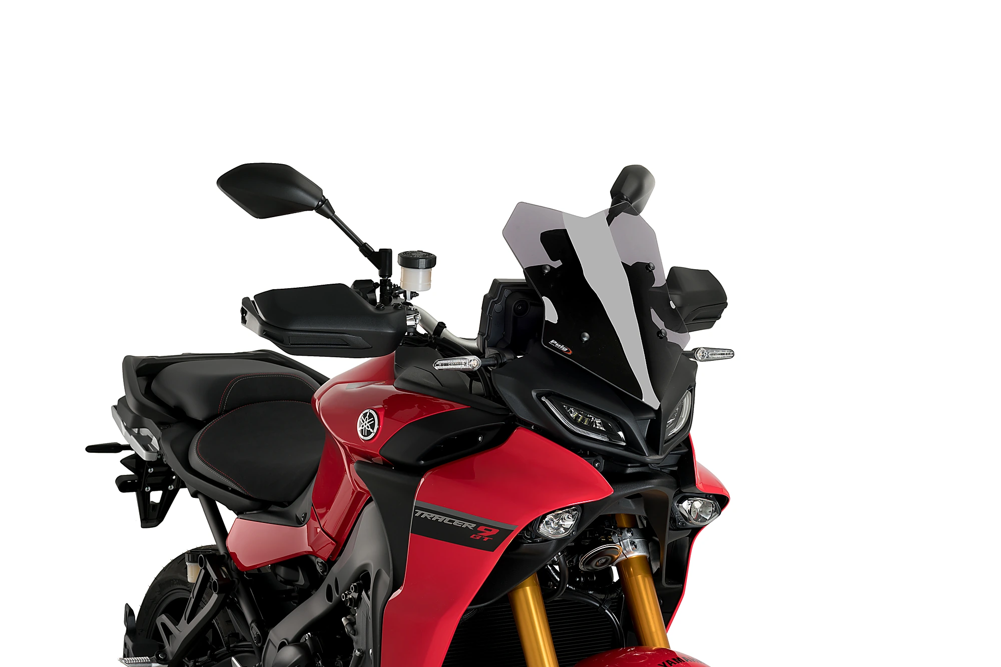 Windscreen PUIG RACING 9724H smoke for YAMAHA MT-09 Tracer / Tracer 900 2018-2020, YAMAHA Tracer 9 2021-2022