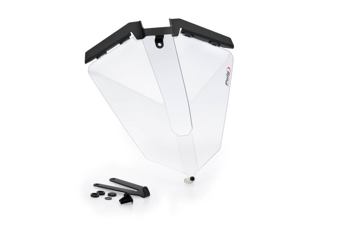 Headlight protector PUIG 20416W transparent for KTM Adventure 890 /R/L 2021-2022, KTM Adventure 390 / R 2018-2024