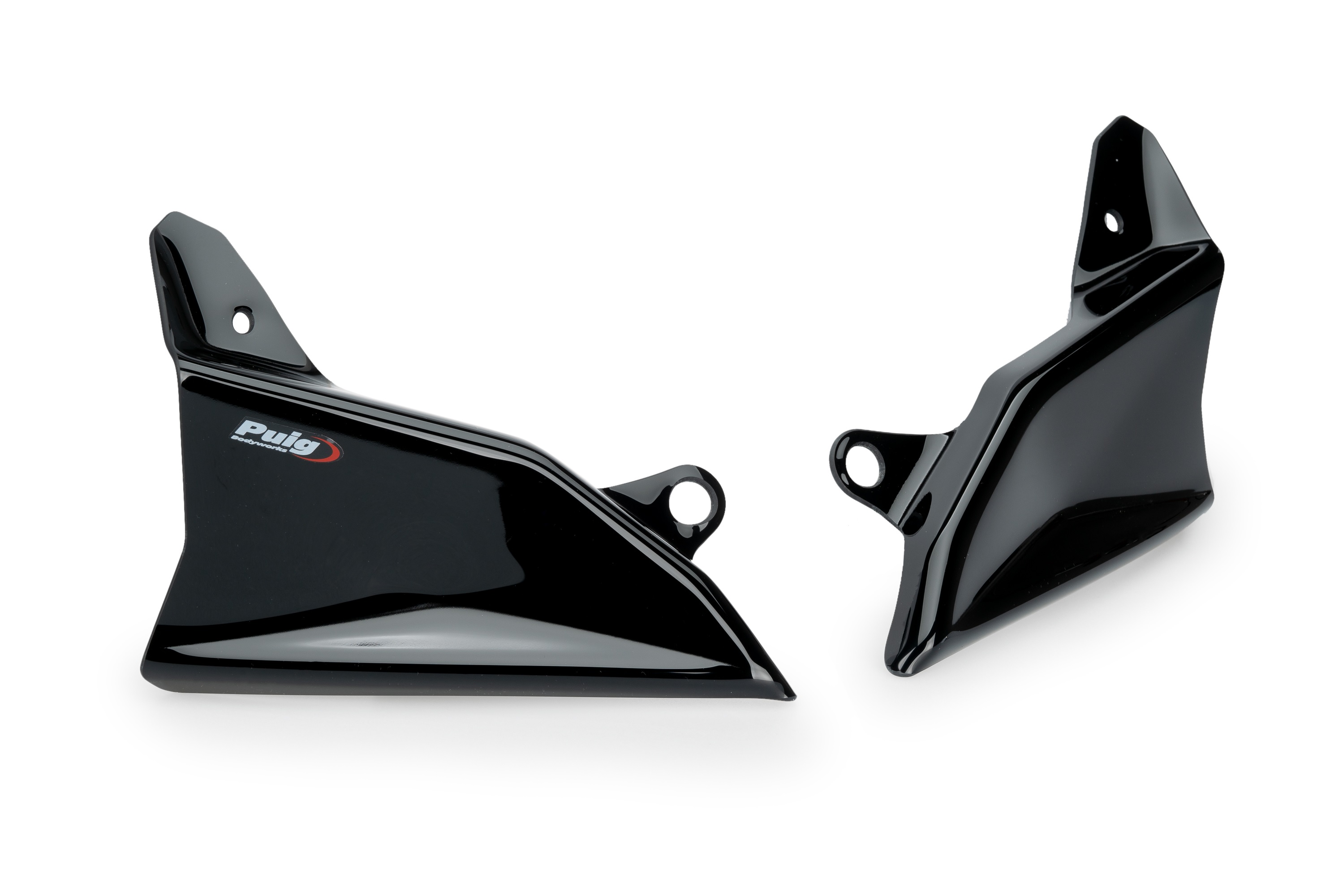 Extended front deflectors PUIG 21128N Crni