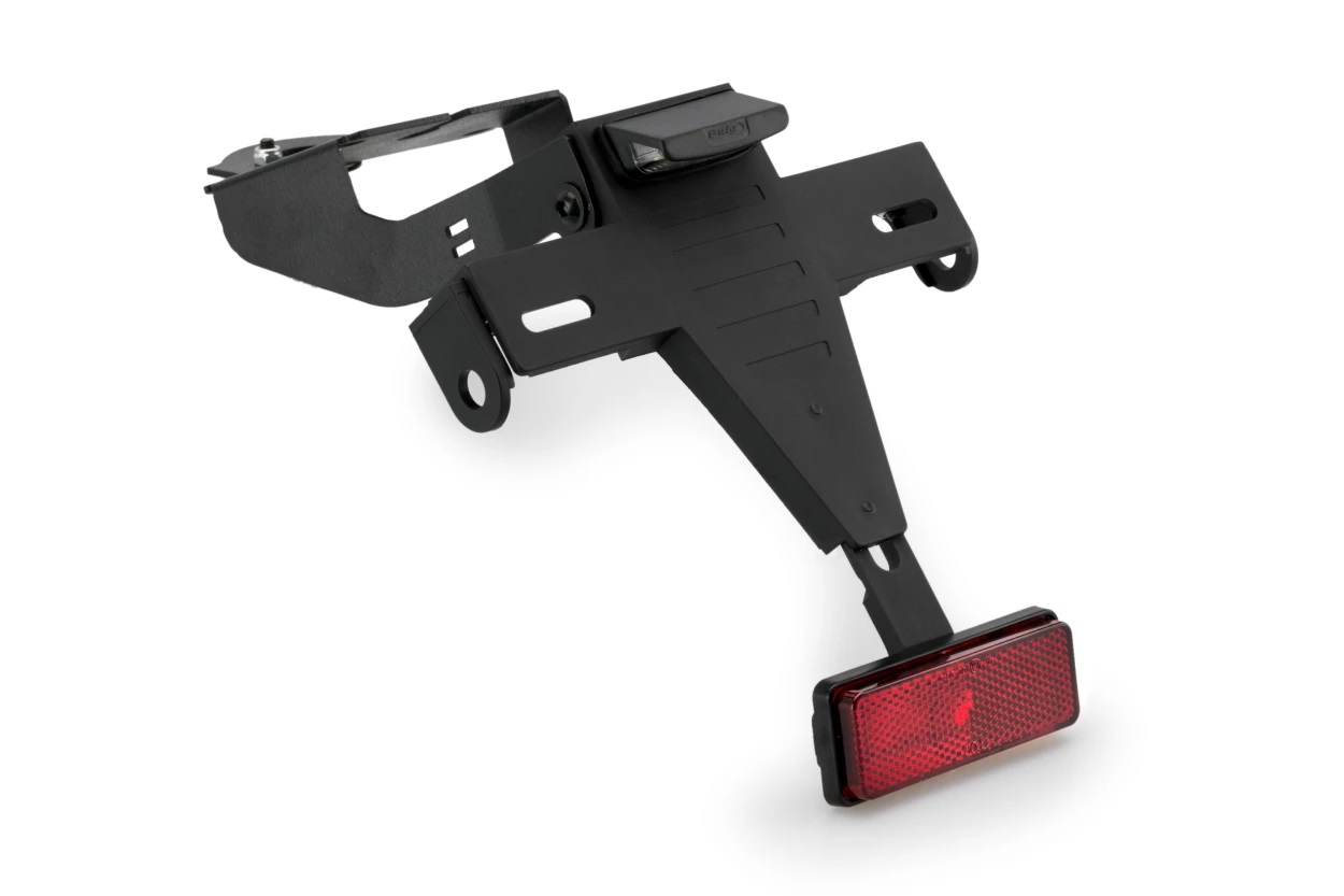 Adjustable license support PUIG 21411N Crni