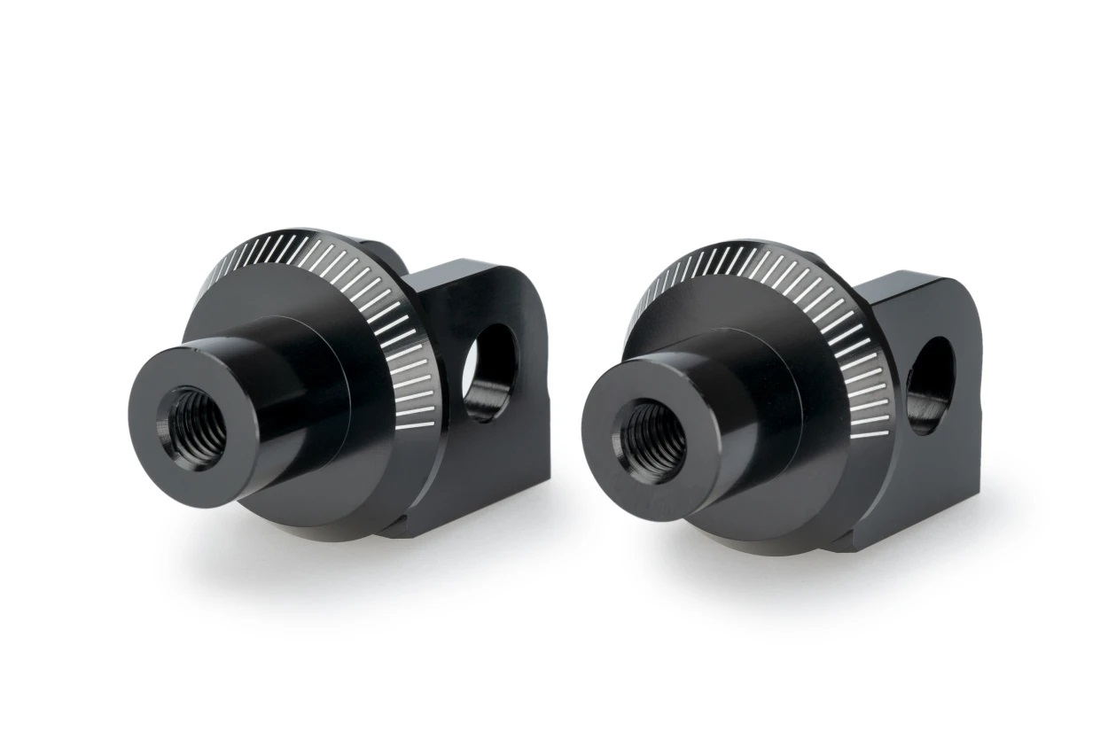 Footpeg adapters PUIG 21887N Crni