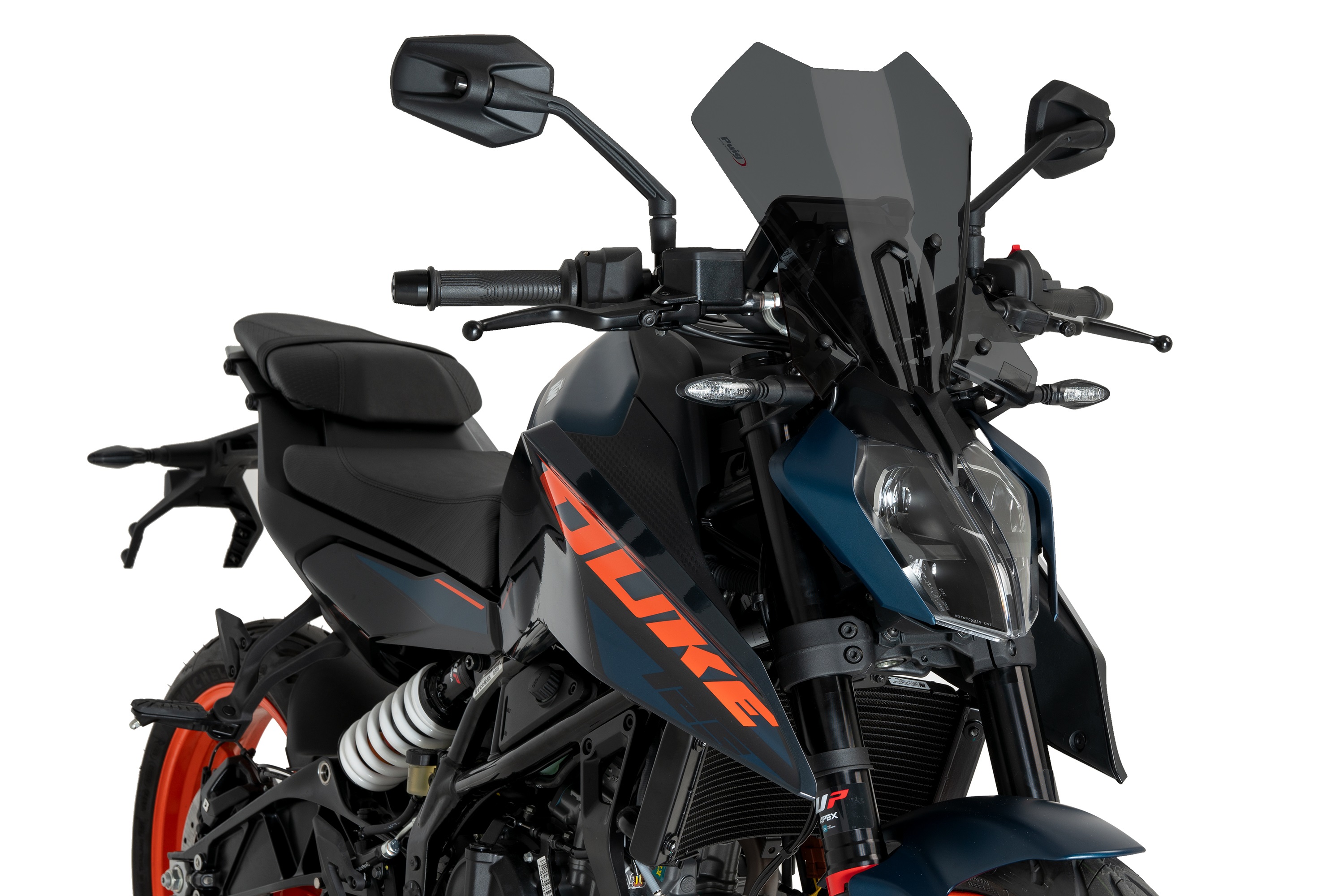 Windshield PUIG NEW GEN. TOURING 21998F dark smoke