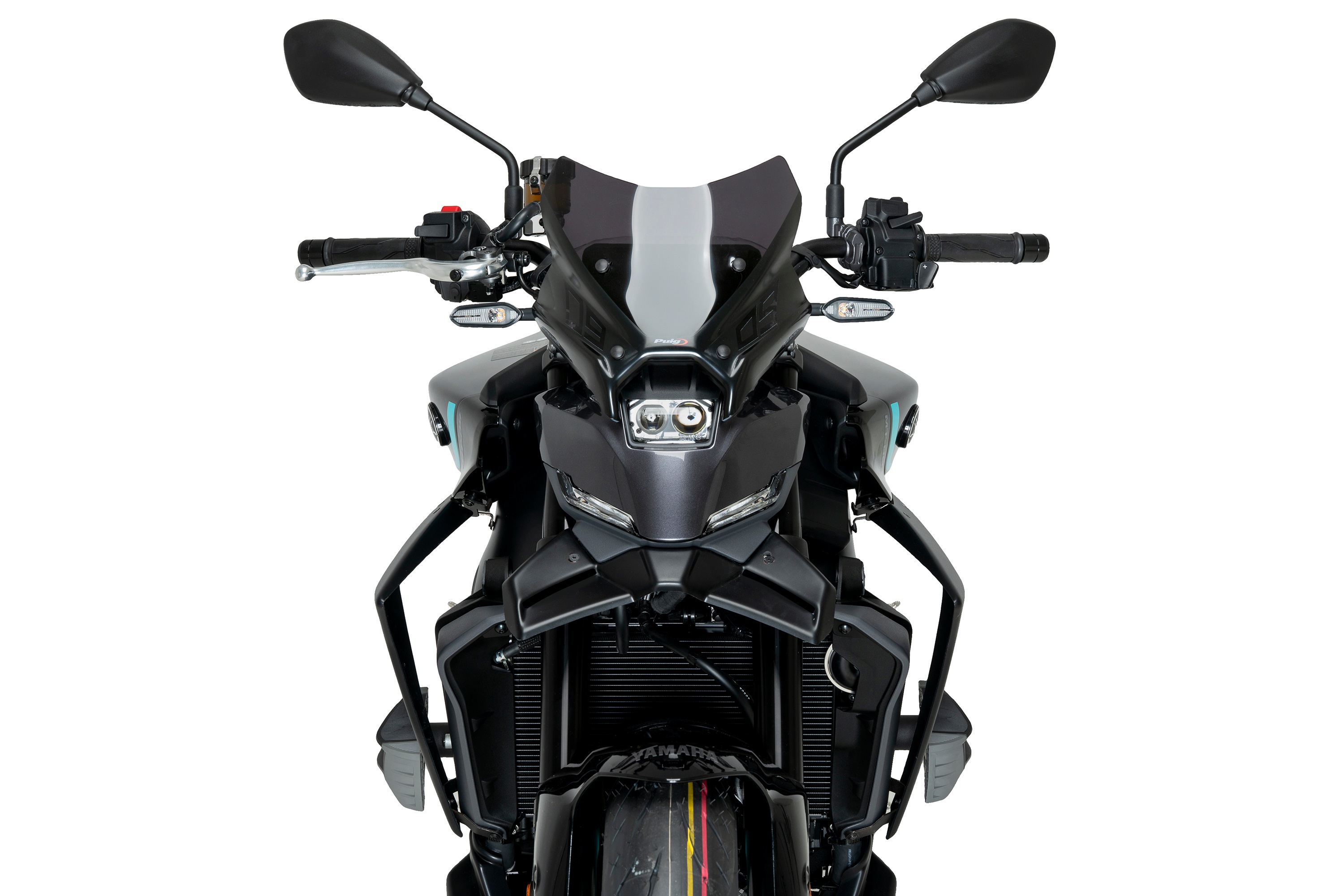 Frontal spoilers PUIG DOWNFORCE 22079J matt black
