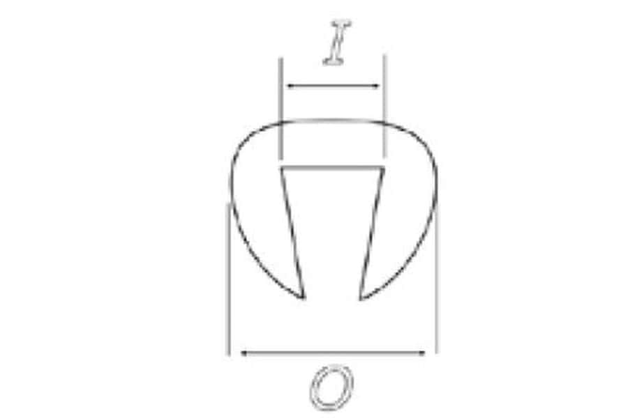 Edge trim PUIG 5590N Crni nt:((O x I: 3 x 1,5 ))
