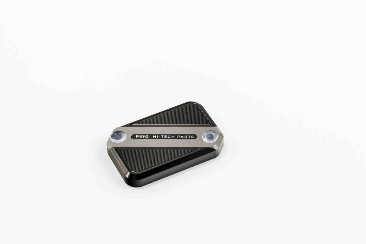 Brake tank cover PUIG 9612P silver