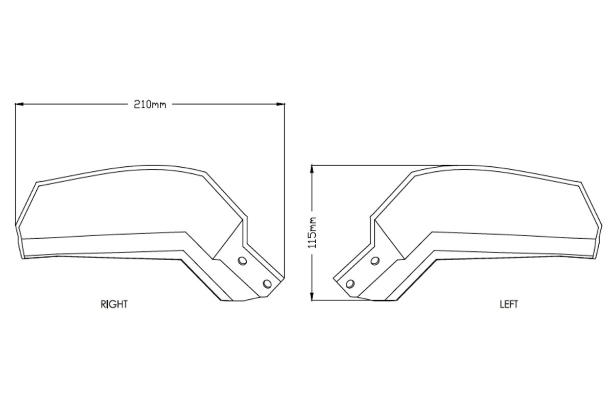 Handguards PUIG EXTENSION 9727H smoke