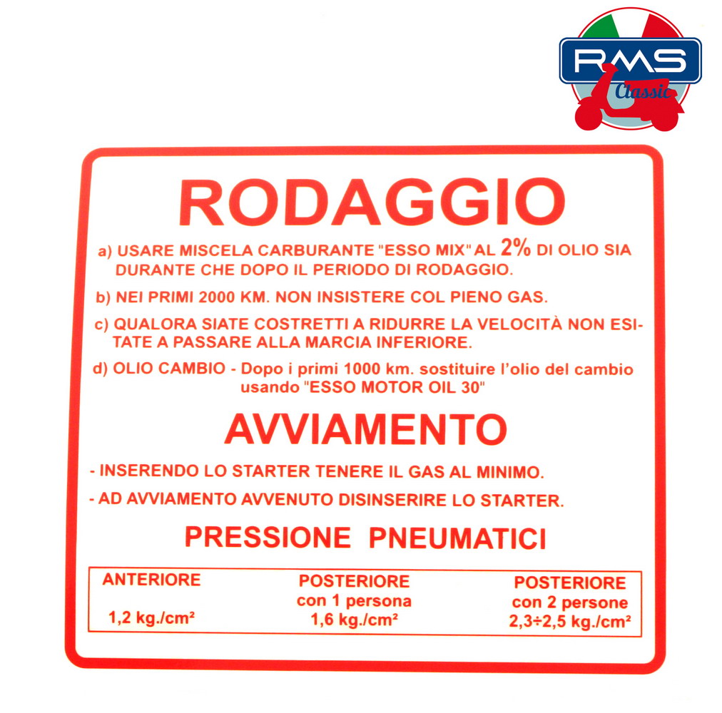 Label RMS 142721050 crven 