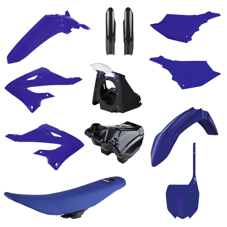 Plastic body kit POLISPORT 91571 restyling OEM color for YAMAHA YZ 125 2002-2021, YAMAHA YZ 250 2002-2021