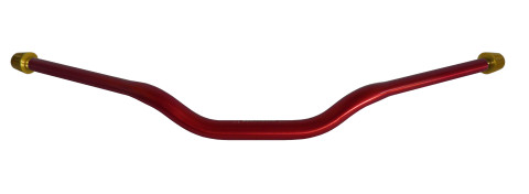 Handlebar ACCOSSATO HB183 Aluminium Made With Variable Diameter - 28.5 mm crven