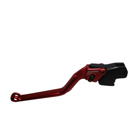 Clutch Lever ACCOSSATO ESB002 fixed CNC-worked aluminium, red