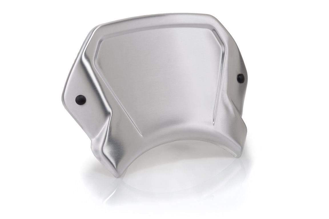 Windshield PUIG FRONTAL PLATE 20400P silver