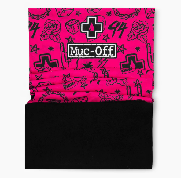 Winter neck gaiter MUC-OFF PUNK 20726 pink
