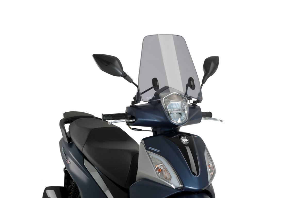 Windshield PUIG URBAN 20826H smoke for SYM Symphony 125 2021-2022, SYM Symphony ST 125 2021-2025