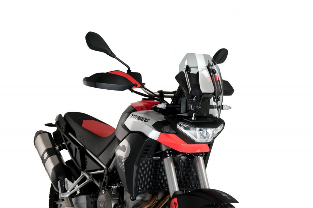 Windscreen PUIG SPORT 21225H smoke for APRILIA Tuareg 660 2022-2026