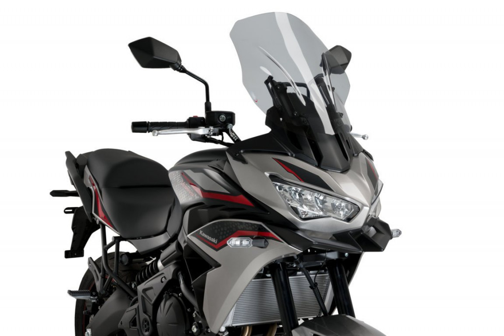 Windscreen PUIG TOURING 21260H smoke for KAWASAKI Versys 650 2022-2026