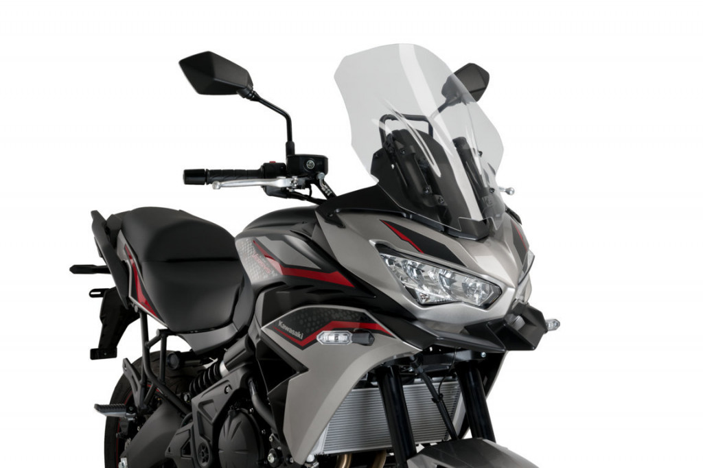 Windscreen PUIG TOURING 21260W transparent for KAWASAKI Versys 650 2022-2024