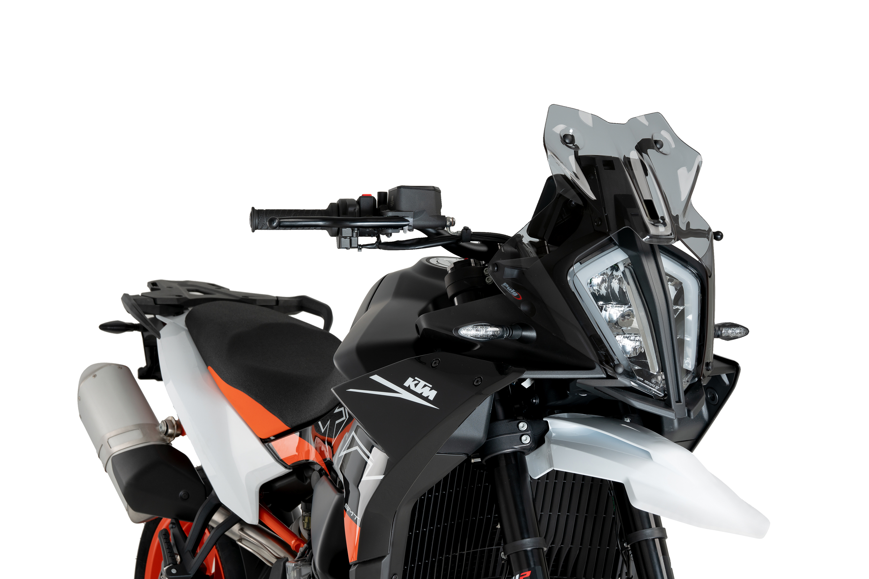 Windscreen PUIG SPORT 21868H smoke for KTM 890 SMT 2023-2024