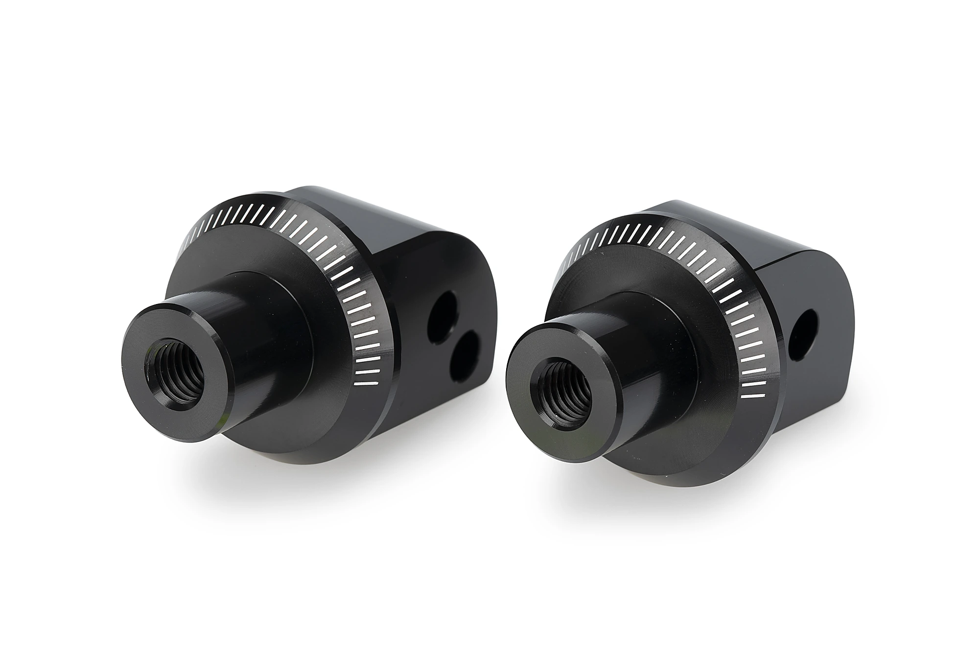 Footpeg adapters PUIG 22880N Crni for VOGE DSX 525 2023-2026, VOGE DSX 625 2025-2026